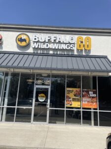 exterior of buffalo wild wings GO location