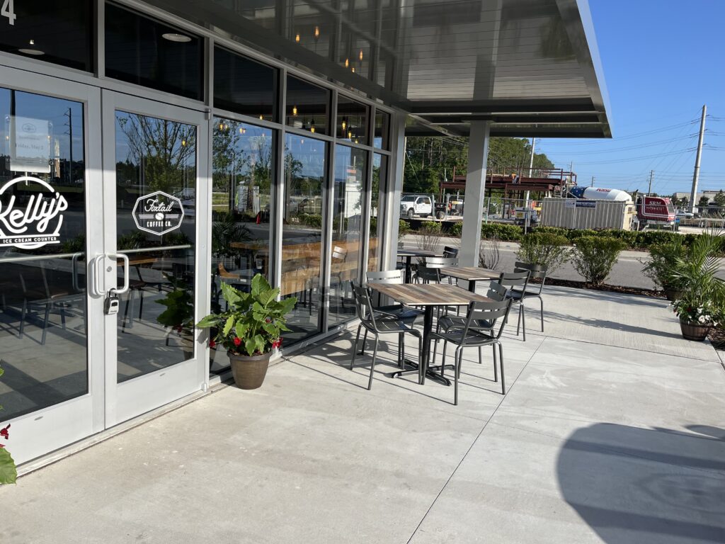 Image of the outside of Foxtail coffee shop