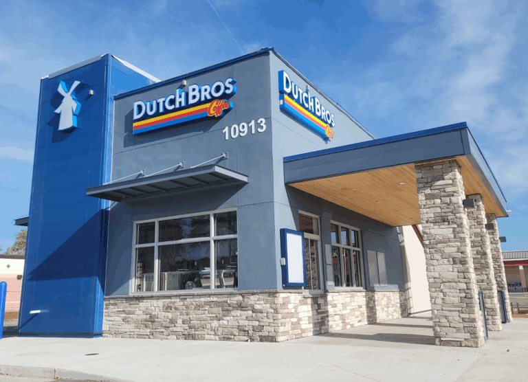 Dutch Bros Coffee new location exterior
