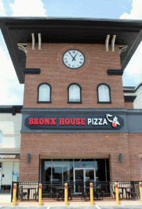 exterior of bronx house pizza