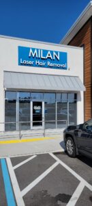 exterior of milan laser hair removal