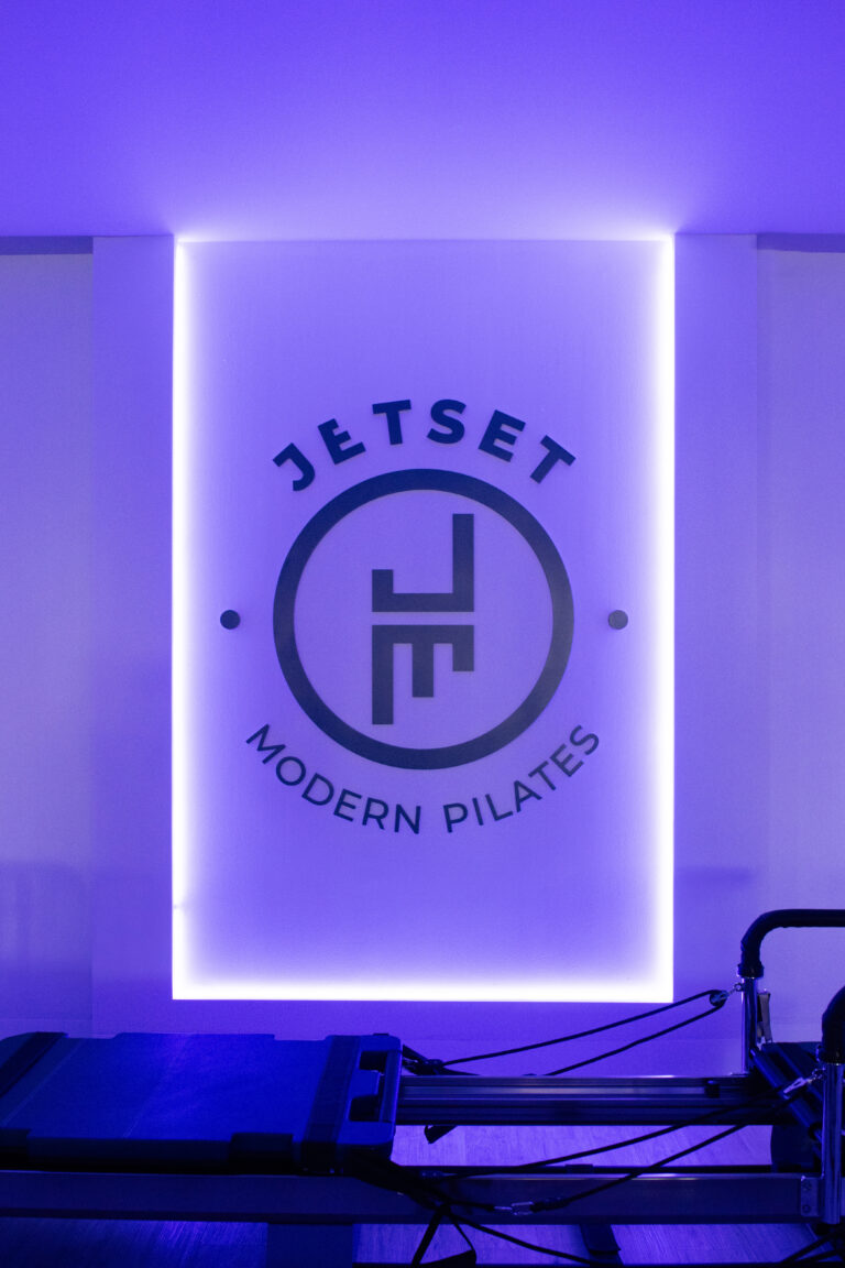 jet set pilates sign