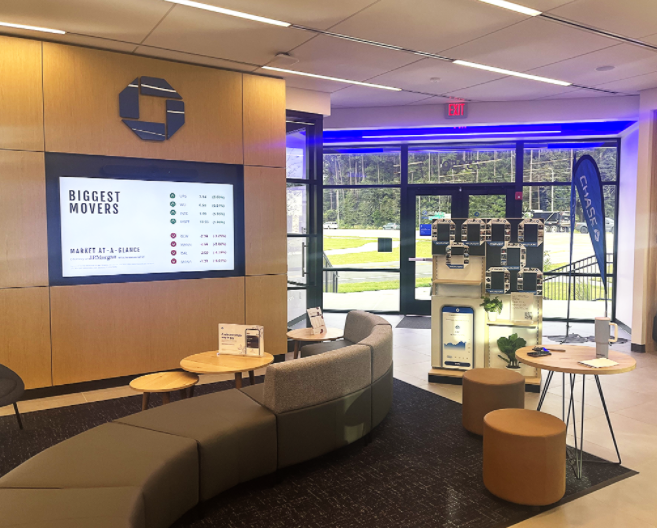 Chase Bank interior image