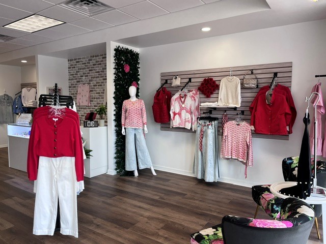 inside of river and rose boutique store
