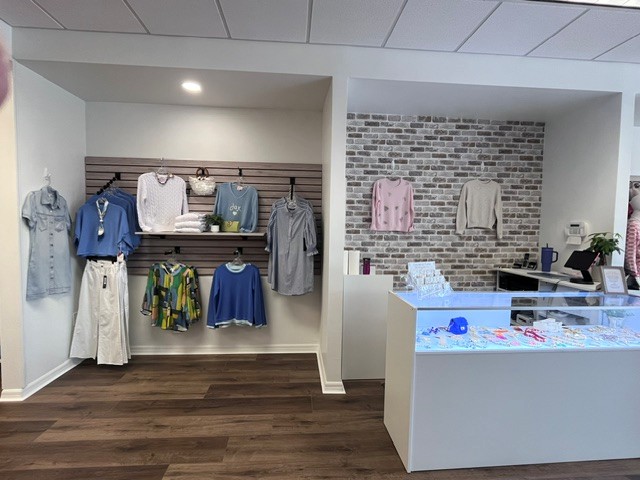 inside of river and rose boutique store