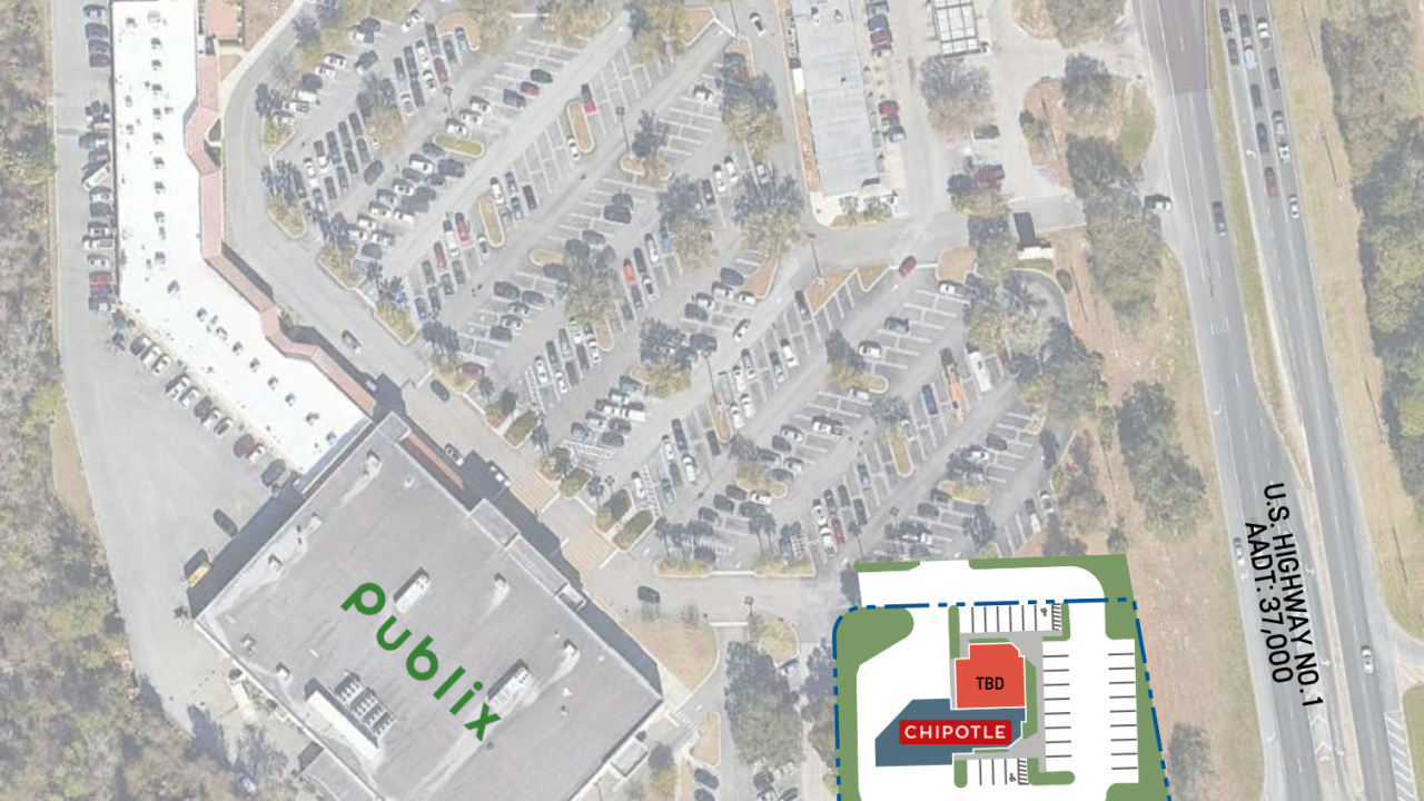 Ariel view of Moultrie Square
